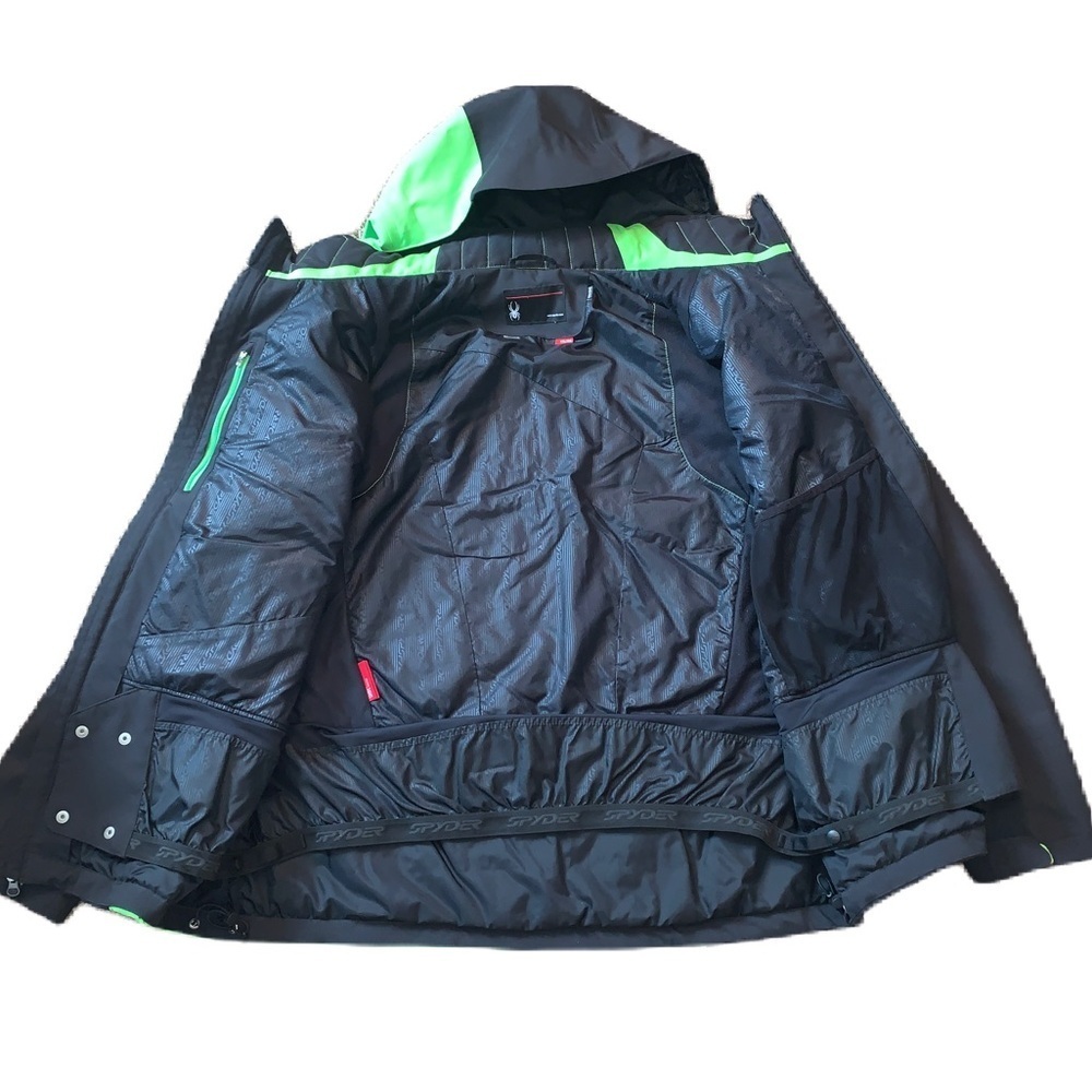 Spyder XXL Chambers Waterproof Insulated Ski Jacket Men Snowboard 20K/20K - Picture 8 of 13